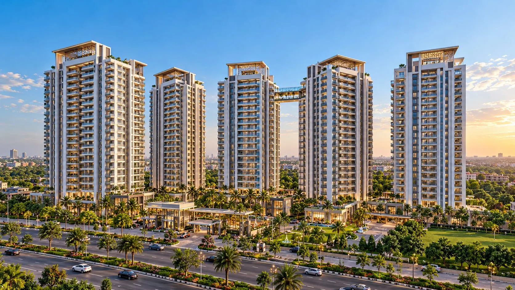 CDC Residencia Askari 11 Lahore apartment towers, artist's impression